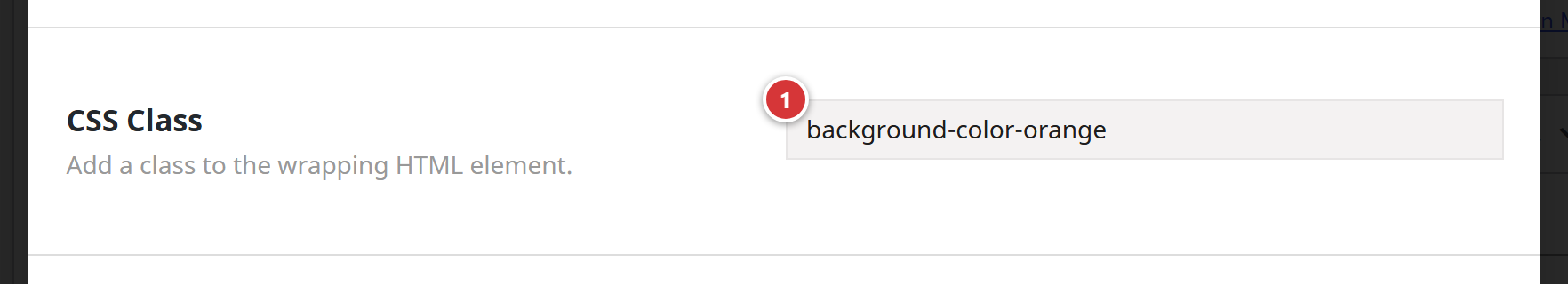 Das Feld CSS Class eines Avada-Blocks
